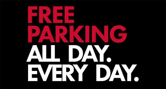 Ad about Free Parking every day